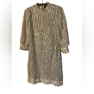 Vero Moda New with Tags Sequins Dress Size M New Years Eve Formal Cruise Resort